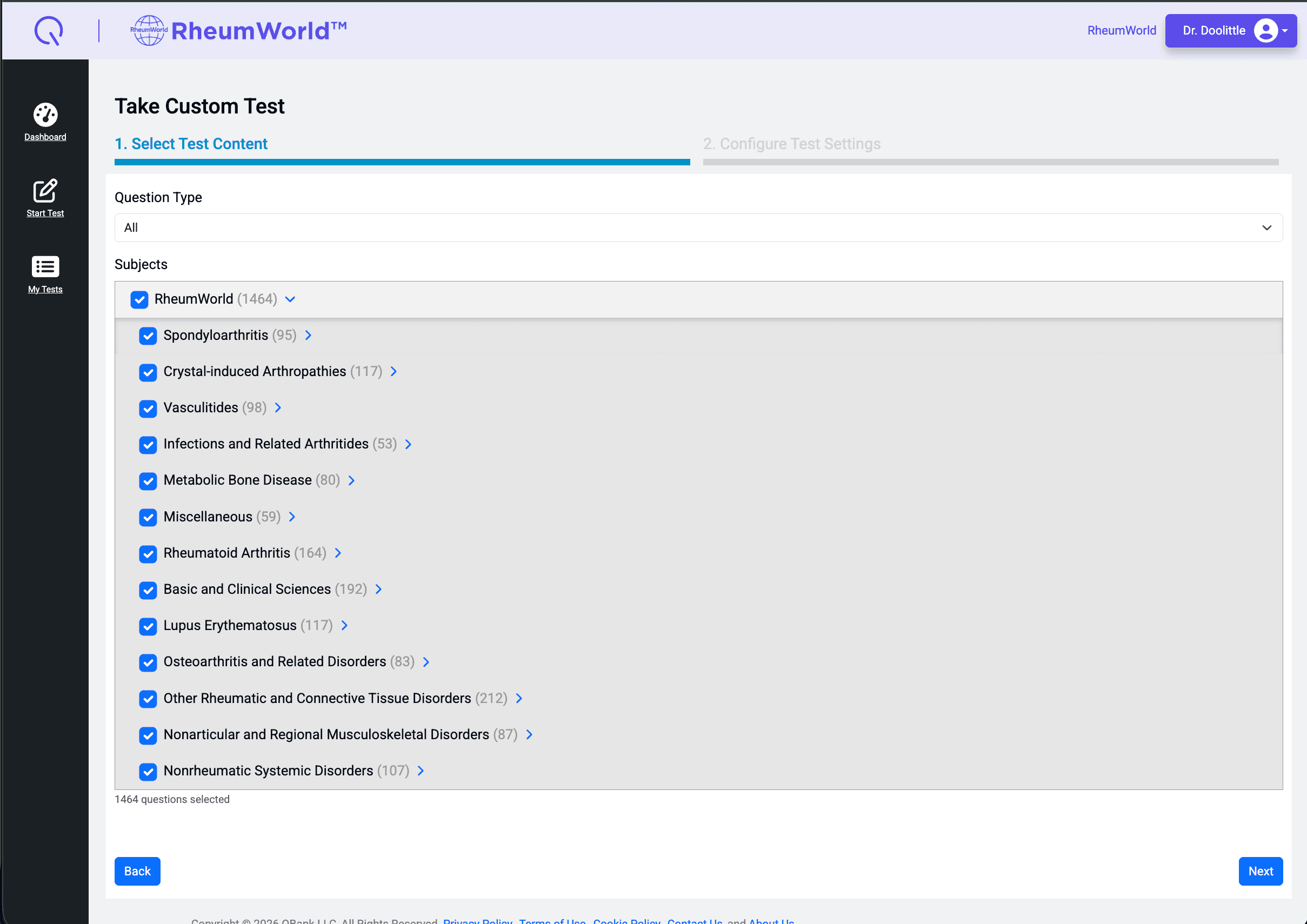 Topic Selection